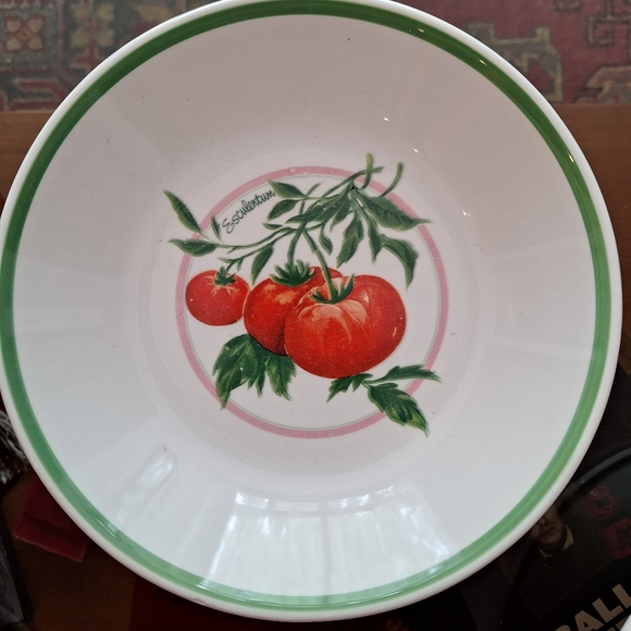 Set of 4 pasta bowls, made in Italy for Himark - Picture 3 of 9